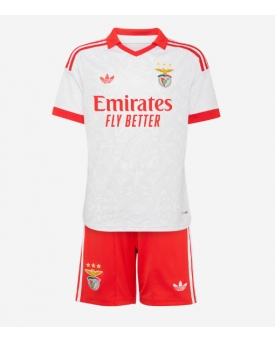 Billige Fotballdrakt Benfica Replika Bortedraktsett Barn 2026-27 Kortermet (med bukser)